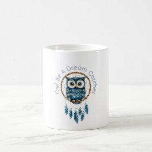 Mug Attrape-rêve de la chouette bleue