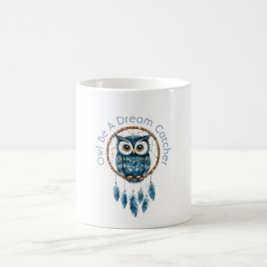 Mug Attrape-rêve de la chouette bleue (Centre)