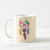 Mug Attrape rêve et fleur tenue dans la main (Gauche)