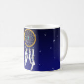 Mug Attrape-rêves--Turquoise (Devant droit)