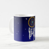 Mug Attrape-rêves--Turquoise (Devant gauche)