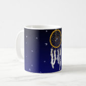 Mug Attrape-rêves--Turquoise Bleu (Devant gauche)