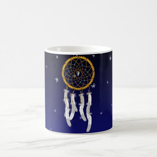Mug Attrape-rêves--Turquoise Bleu (Centre)