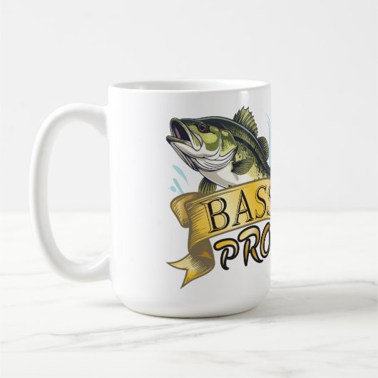 Mug Attraper ce trophée "Bass Pro" sur mesure (Gauche)