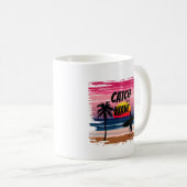 Mug Attraper la vague (Devant droit)