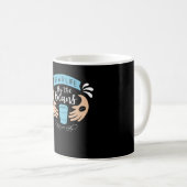 Mug Attraper La Vie Des Haricots | Conception de café (Devant droit)