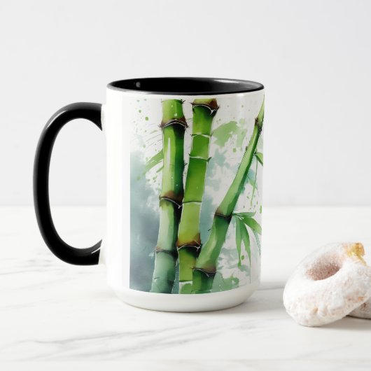 Mug Attraper les yeux publicité personnalisée entrepri (Avec donut)