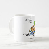 Mug Attraper Un Baseball (Devant gauche)