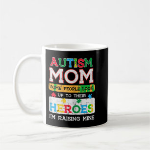 Mug Attrapez ce mignon Autisme Maman Héros lever le mi