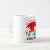 Mug Attrapez la vague d'été (Devant gauche)