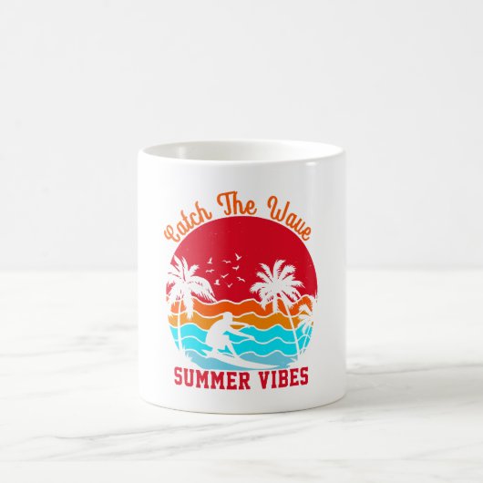 Mug Attrapez la vague d'été (Centre)