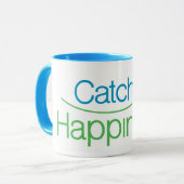 Mug Attrapez le bonheur dans vos moments ! (Devant gauche)