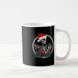 Mug Attrapez votre C'est Noël Squelette Père Noël Adul
