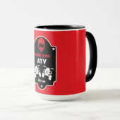 Mug Atv quad aventures (Devant droit)