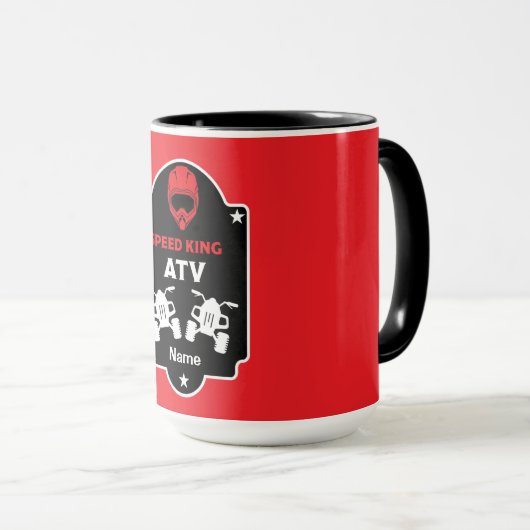Mug Atv quad aventures (Devant droit)