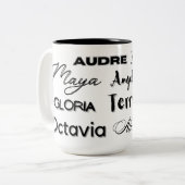 Mug au café sur le thème du livre (Devant gauche)