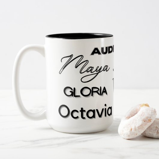 Mug au café sur le thème du livre (Avec donut)
