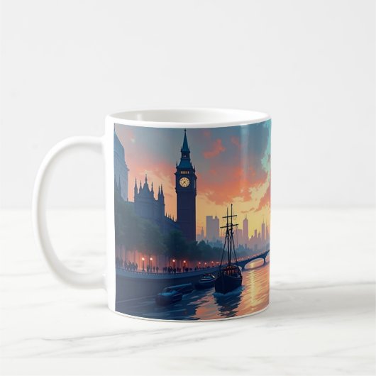 Mug au coucher du soleil (Gauche)
