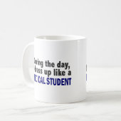 Mug Au cours de la journée je m'habille comme un (Devant gauche)