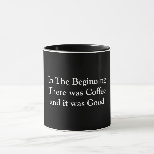 Mug Au début il y avait du café (Centre)