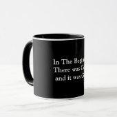 Mug Au début il y avait du café (Devant gauche)