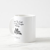 Mug Au-delà du texte, découvrir un sens plus profond (Devant gauche)