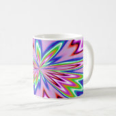 Mug au design psychédélique. (Devant droit)