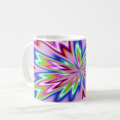Mug au design psychédélique. (Devant gauche)