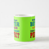 Mug Au-dessus de l'humour d'anniversaire de colline (Centre)