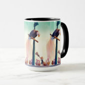 Mug Au-dessus du matin calme (Devant droit)