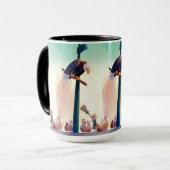 Mug Au-dessus du matin calme (Devant gauche)