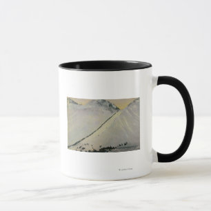 Mug Au-dessus du passage de Chilkoot pendant la fièvre