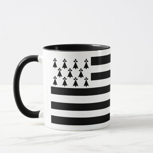 Mug au drapeau de la Bretagne (France) (Gauche)