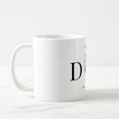 Mug Au Meilleur Père Photo Personalisée Coeur (Gauche)