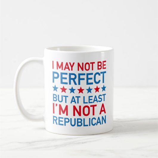 Mug Au moins, je ne suis pas Républicain (Gauche)