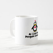 Mug Au moins mon pingouin m'aime (Devant gauche)