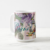 Mug Au petit Trianon de Thé - s'est levé (Devant gauche)