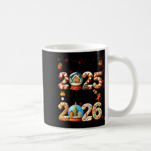 Mug Au revoir 2025 Bonjour 2026 Noël et bonne année