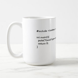 Mug Au revoir monde
