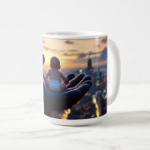 Mug Aube de la protection (Devant droit)