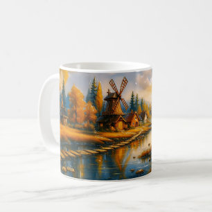 Mug Aube dorée au village du moulin à vent