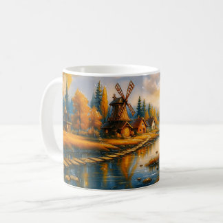 Mug Aube dorée au village du moulin à vent