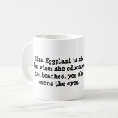 Mug Aubergine d'Edna (Devant gauche)