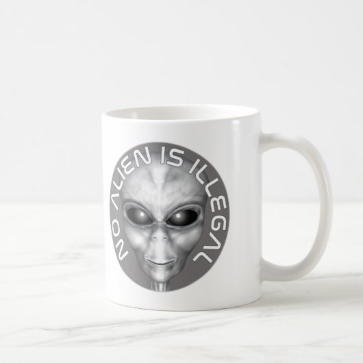 Mug Aucun Alien N'Est Illégal (Droite)
