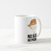 Mug Aucun bogue Aucun problème Conception des devis de (Devant droit)