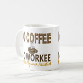Mug Aucun café aucun assistant de médecin de Workee (Devant gauche)