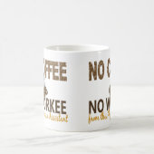 Mug Aucun café aucun assistant de médecin de Workee (Centre)