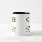 Mug Aucun café aucun codeur Médicale de Workee (Centre)