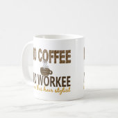 Mug Aucun café aucun coiffeur de Workee (Devant gauche)