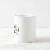 Mug Aucun de ces candidats 2024 drôle humo sarcastique (Centre)